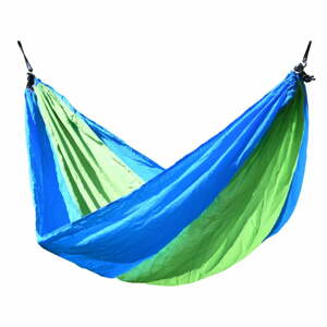 Zeleno-modrá hojdacia sieť Cattara Nylon