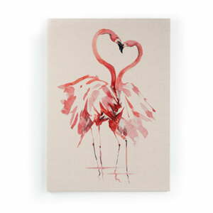 Obraz na plátne Surdic Flamingo, 40 x 60 cm