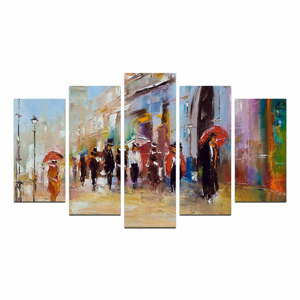 Obrazy v súprave 5 ks 20x60 cm – Wallity