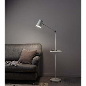 Stojacia lampa s odkladacím priestorom v bielej farbe Markslöjd Linear