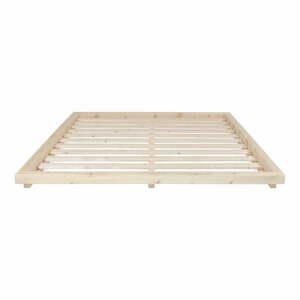 Dvojlôžková posteľ z borovicového dreva s roštom 160x200 cm Dock – Karup Design