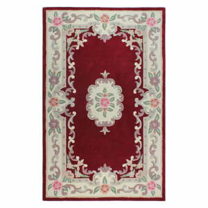 Červený vlnený koberec Flair Rugs Aubusson, 75 × 150 cm