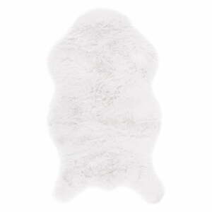 Biela umelá kožušina Tiseco Home Studio Sheepskin, 80 × 150 cm