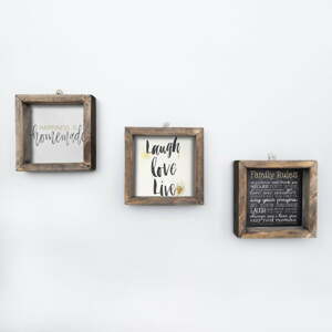 Ceduľa 15x15 cm Mottos – Evila Originals