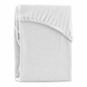 Biela napínacia froté plachta 220x200 cm Ruby – Restilo