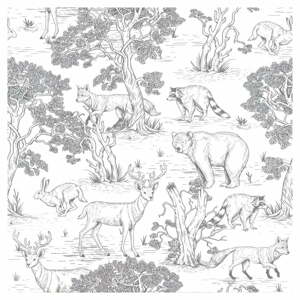 Papierová detská tapeta 100 cm x 280 cm Animals – Dekornik