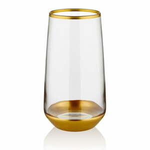 Súprava 6 pohárov Mia Glam Glod, 380 ml