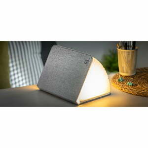LED stolová lampa s textilným tienidlom (výška  2,5 cm) Booklight – Gingko