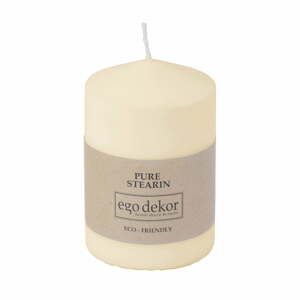 Smotanovobiela sviečka Eco candles by Ego dekor Top, doba horenia 25 h