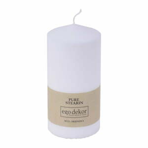 Biela sviečka Eco candles by Ego dekor Top, doba horenia 30 h