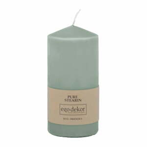 Tyrkysovomodrá sviečka Eco candles by Ego dekor Top, doba horenia 30 h