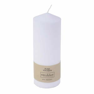 Biela sviečka Eco candles by Ego dekor Top, doba horenia 30 h