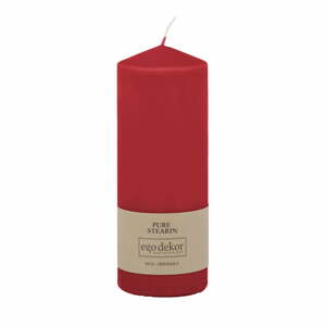 Červená sviečka Eco candles by Ego dekor Top, doba horenia 50 h