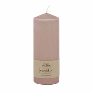 Púdrovoružová sviečka Eco candles by Ego dekor Top, doba horenia 50 h