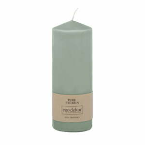 Tyrkysovomodrá sviečka Eco candles by Ego dekor Top, doba horenia 50 h