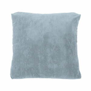 Modrý dekoratívny vankúš Tiseco Home Studio Ribbed, 60 x 60 cm