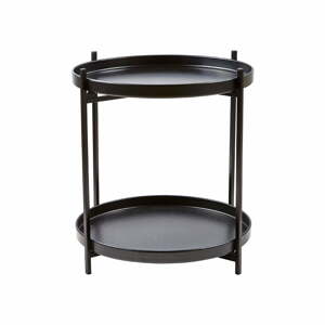 Kovový okrúhly odkladací stolík ø 42 cm Svit – Villa Collection
