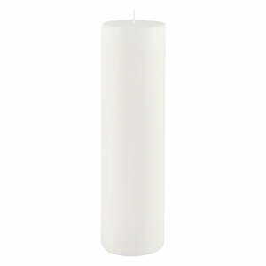 Biela sviečka Ego Dekor Cylinder Pure, doba horenia 75 h