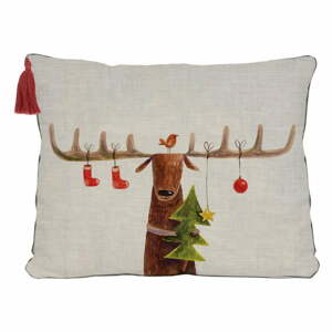 Vianočný dekoračný vankúš 35x50 cm Reindeer - Little Nice Things