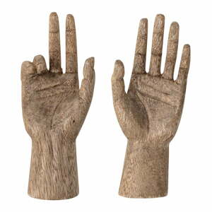 Drevené sošky v súprave 2 ks 13 cm Teis – Bloomingville