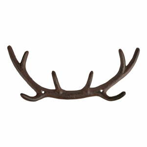 Hnedý kovový nástenný vešiak Antlers – Esschert Design