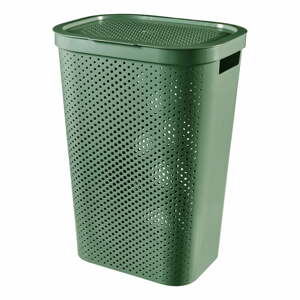 Zelený kôš na bielizeň Curver Infinity Hamper, 60 l