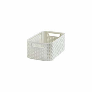 Krémovobiely plastový úložný box 19x28,5x13 cm Style – Curver
