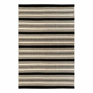 Čierno-biely obojstranný vonkajší koberec z recyklovaného plastu Green Decore Zambezi, 160 x 230 cm