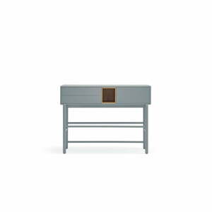 Modrý/sivý konzolový stolík 35x120 cm Corvo – Teulat