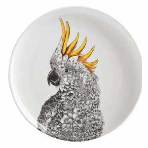 Biely porcelánový tanier Maxwell & Williams Marini Ferlazzo Cockatoo, ø 20 cm