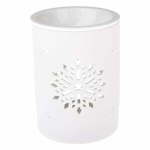 Biela porcelánová aromalampa Dakls, výška 12,2 cm
