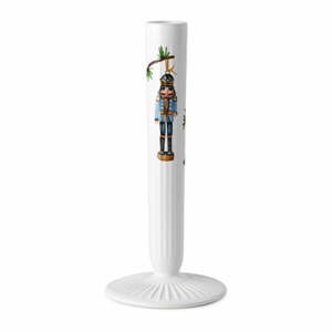 Biely keramický vianočný svietnik Kähler Design Hammershøi, výška 20 cm