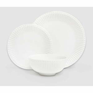 6-dielna súprava bieleho porcelánového riadu Bonami Essentials Purita