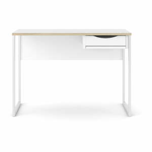 Biely pracovný stôl Tvilum Function Plus, 110 x 48 cm