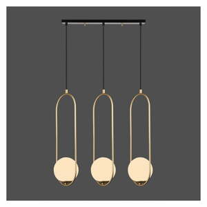 Závesné svietidlo v zlatej farbe Squid Lighting Arch, výška 146 cm