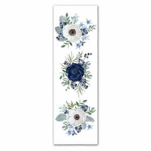Behúň na stôl 40x130 cm Blue Rose – Minimalist Cushion Covers