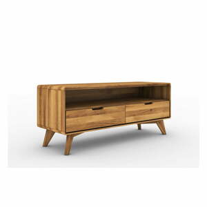 TV stolík z dubového dreva 120x48 cm Greg - The Beds