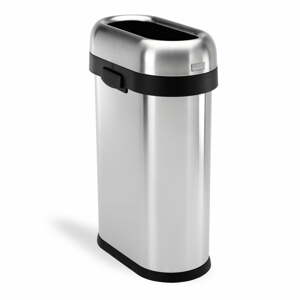 Odpadkový kôš z nerezovej ocele 50 l - simplehuman