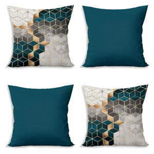 Obliečky na vankúše v súprave 4 ks 43x43 cm Optic - Minimalist Cushion Covers