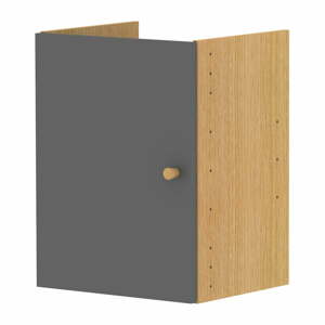 Sivý modulárny policový systém 33x43.5 cm Z Cube - Tenzo
