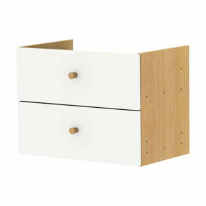 Biely modulárny policový systém 43x33 cm Z Cube - Tenzo