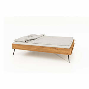 Dvojlôžková posteľ z dubového dreva 180x200 cm Kula - The Beds