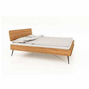 Dvojlôžková posteľ z dubového dreva 180x200 cm Kula 1 - The Beds