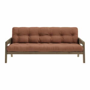Oranžová rozkladacia pohovka 204 cm Grab - Karup Design