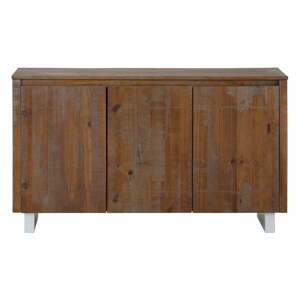 Nízka komoda z borovicového dreva v prírodnej farbe 140x80 cm Lagos - Støraa