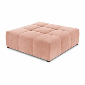 Ružový zamatový modul pohovky Rome Velvet - Cosmopolitan Design