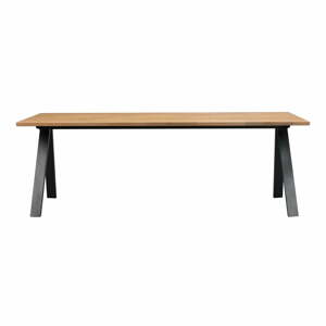 Rozkladací jedálenský stôl s doskou z dubového dreva 220x100 cm Carradale - Rowico