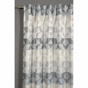 Sivá záclona 245x140 cm Jacquard - Gardinia