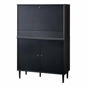 Čierna vinotéka v dekore jaseňa 89x136 cm Mistral - Hammel Furniture