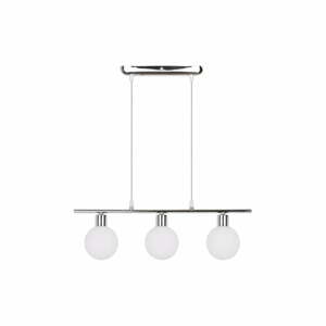Závesné svietidlo v striebornej farbe so skleneným tienidlom 10x52 cm Oden - Candellux Lighting